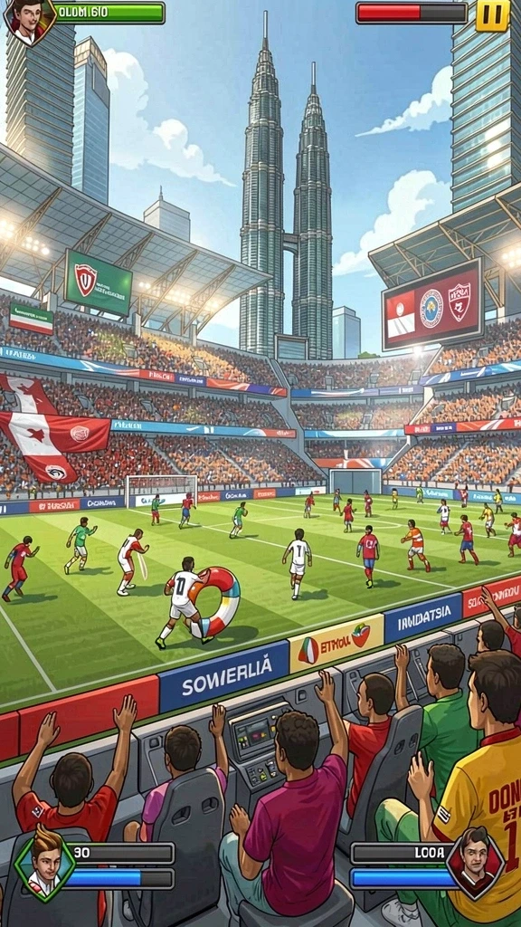 333v - Tangkapan layar menunjukkan kompetisi multiplayer yang mengasyikkan.