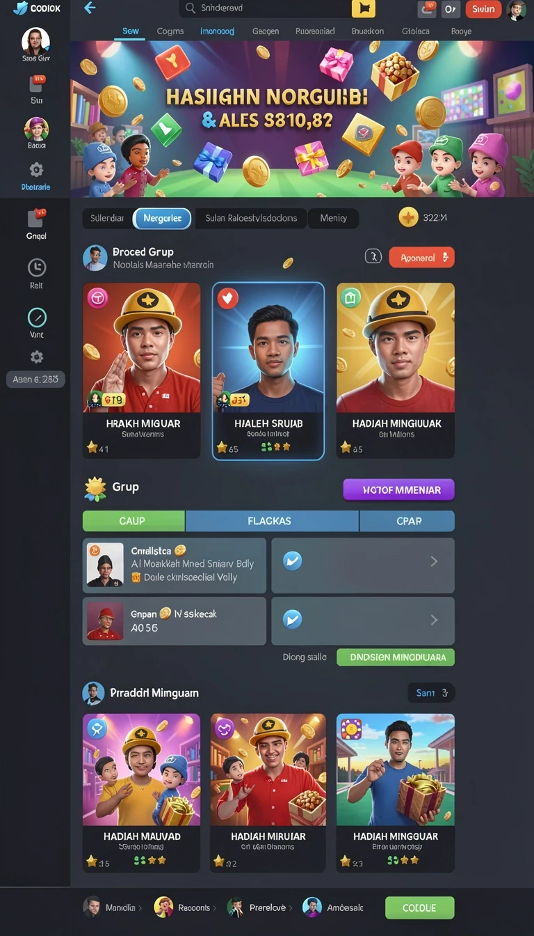 f08 - Tangkapan layar memperlihatkan mode multiplayer dengan teman-teman.