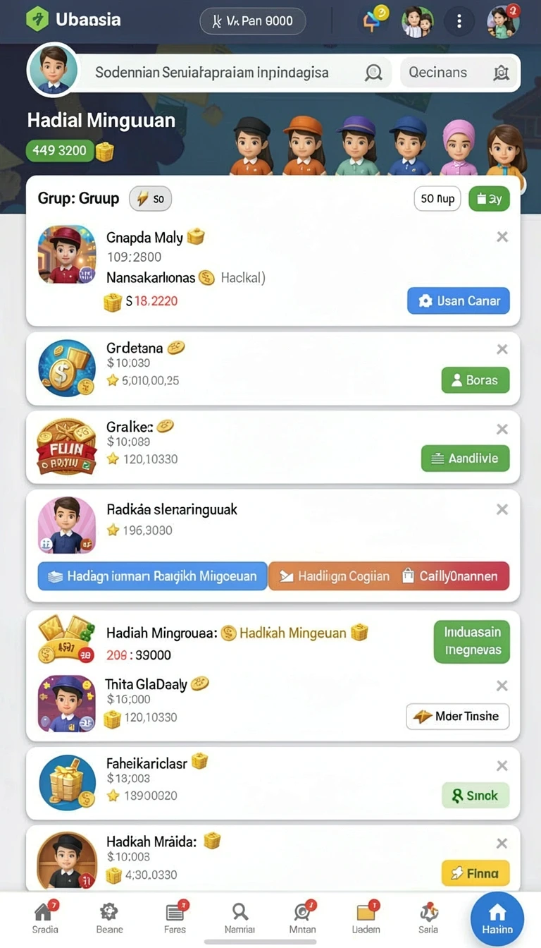 rp6677 - Tangkapan layar memperlihatkan fitur multiplayer yang sedang berlangsung.