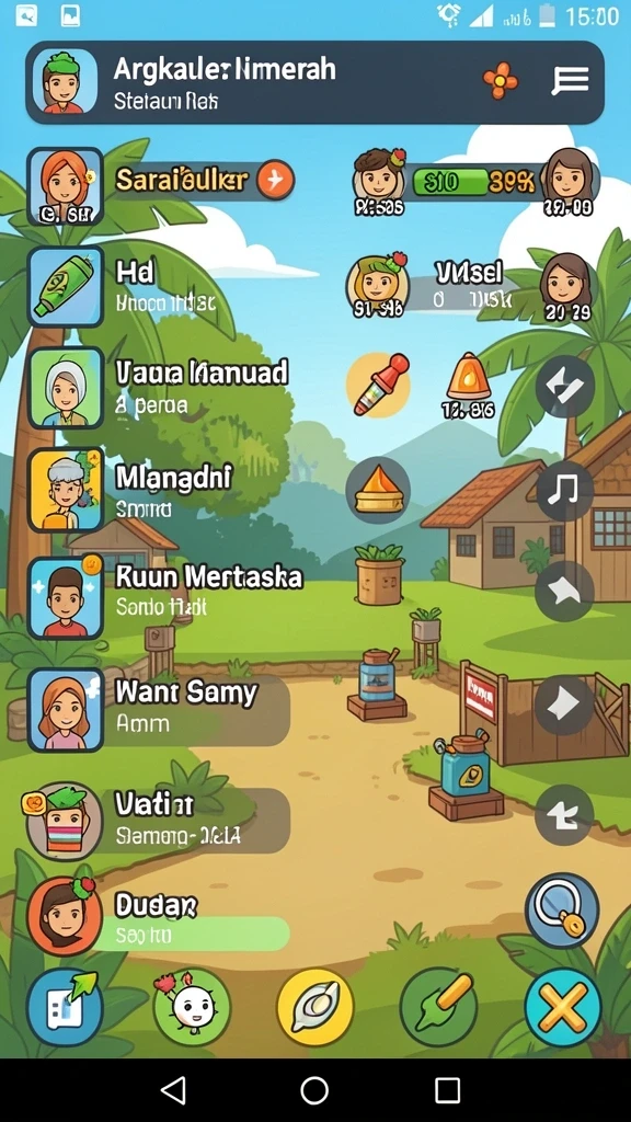 yono777 - Leaderboard menampilkan posisi pemain secara real-time.