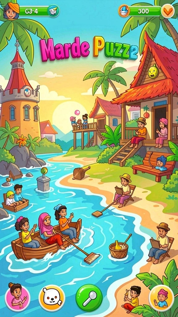 zk7 - Tangkapan layar menunjukkan karakter utama di level pertama.